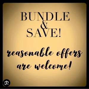 Bundle the items you like and I will give you a great price!!